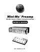 Mini-Mo' Preamp With Mo' Control 2 Master Footswitch Controller